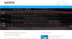 Desktop Screenshot of exero.eu