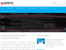 Tablet Screenshot of exero.eu